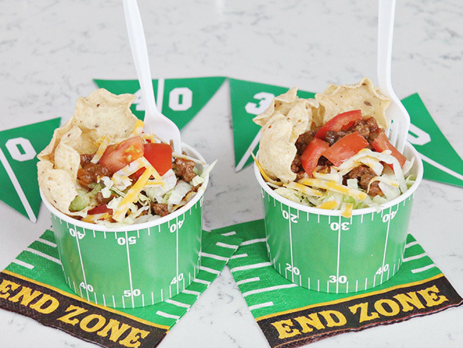Mini Taco Salad Appetizer Bowls Fun365